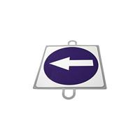 TRAFFIC MANDATORY SIGN PANEL No. 2 (RIGHT-LEFT DIRECTION) - thumbnail