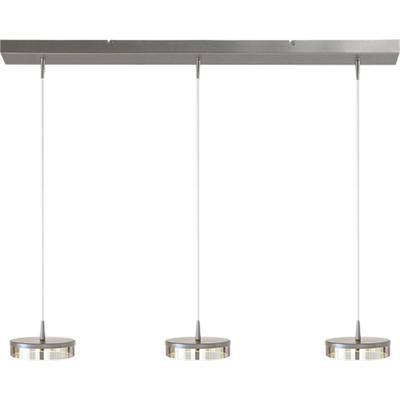 Masterlight 3-lichts hanglampImperia 100cm nikkel - 2041-37-37-02-100-3