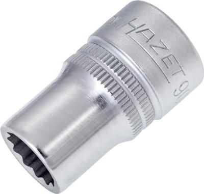 HAZET Dopsleutel 900Z-12 · 1/2 inch (12,5 mm) vierkant hol · Buitentwaalfkant tractieprofiel · SW 12 mm HAZET Dopsleutel 900Z-12 · 1/2 inch (12,5 mm) vierkant hol · Buitentwaalfkant tractieprofiel · SW 12 mm