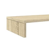 Monitorstandaard 100x27x10 cm bewerkt hout sonoma eikenkleurig - thumbnail