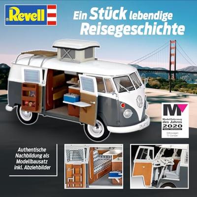 Revell vw t1 camper modelbouw