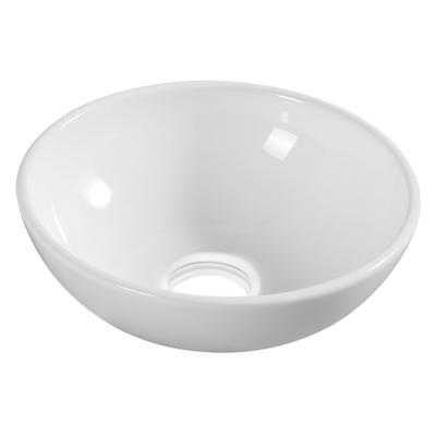 Kimo waskom rond 28 x 10 cm keramiek glans wit