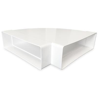 Horizontale bocht 90° - 204x60mm Horizontale bocht 90° - 204x60mm