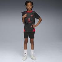 PUMA AC Milan Trainingsbroekje 2025-2026 Kids Zwart Rood - thumbnail