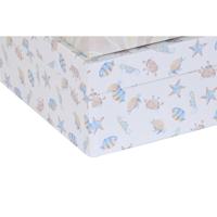 Set van opstapelbare opbergboxen DKD Home Decor Kinderen Multicolour Karton (43,5 x 33,5 x 15,5 cm) - thumbnail