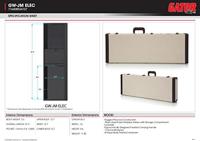 Gator Cases GW-JM-ELEC houten koffer voor elektrische gitaar - thumbnail