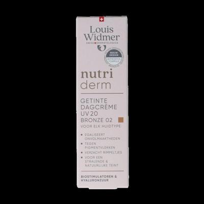 Louis Widmer Nutriderm Getinte Dagcrème Uv 20 Bronze 02 Met Parfum 30ml