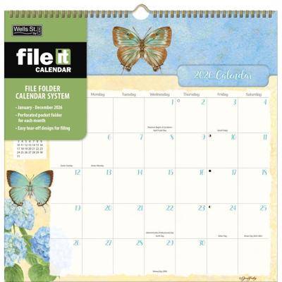 Butterflies File It Kalender 2026 Butterflies File It Kalender 2026
