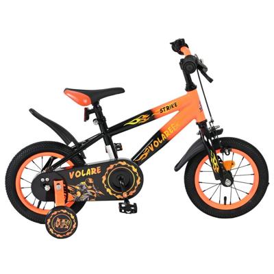 Volare Strike kinderfiets - 12 inch - zwart/oranje