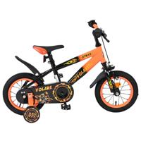 Volare Strike kinderfiets - 12 inch - zwart/oranje - thumbnail