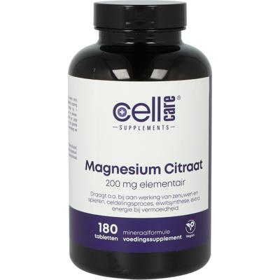 CellCare Magnesium 200mg elementair 180 Tabletten