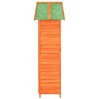 Tuinschuur 89x52,5x175 cm massief grenenhout bruin - thumbnail