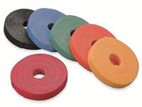 HellermannTyton Klittenband kabelbinder Om te bundelen Haak- en lusdeel (l x b) 200 mm x 12.5 mm Groen 10 stuk(s) - thumbnail