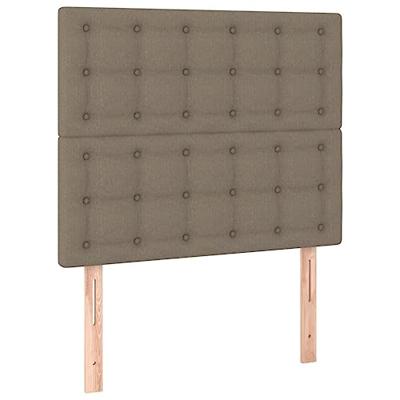 Bedframe zonder matras 120x200 cm stof taupe
