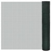 Kippengaas 25x1 m gegalvaniseerd staal met PVC-coating groen - thumbnail