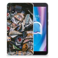 Alcatel 1B (2020) | Siliconen hoesje | met foto Badges - thumbnail