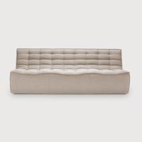 Ethnicraft Modulaire Bank 'N701' 3-zits, kleur Beige - thumbnail