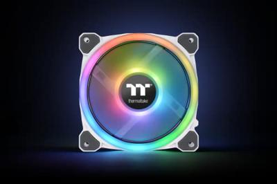 Thermaltake Riing Trio 12 RGB Radiator Fan White TT Premium Edition case fan - thumbnail