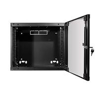 LogiLink W12F64B 19 wandgemonteerde rack kast zwart - thumbnail