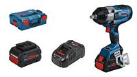 Bosch Professional GDS 18V-1000 C 06019J8003 Accu-draaislagmoeraanzetter 18 V 5.5 Ah Li-ion Brushless, Incl. 2 accus, Incl. lader, Incl. koffer - thumbnail