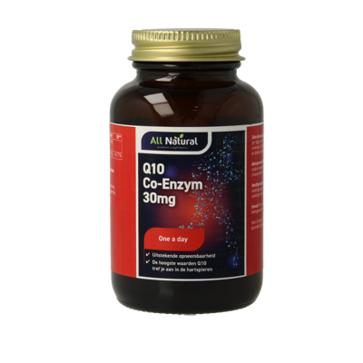 All Natural Q10 co enzym 30mg 60 Capsules All Natural Q10 co enzym 30mg 60 Capsules