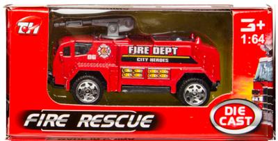 LG Imports brandweervoertuig bluswagen 7,5 cm staal rood LG Imports brandweervoertuig bluswagen 7,5 cm staal rood