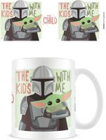 Star Wars The Mandalorian Mug The Kids With Me - thumbnail
