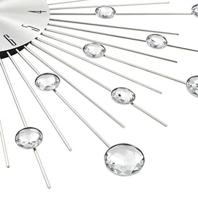 VidaXL Wandklok met quartz-mechanisme 50 cm modern ontwerp
