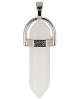 Dubbeleinder Hanger Jade Wit - thumbnail