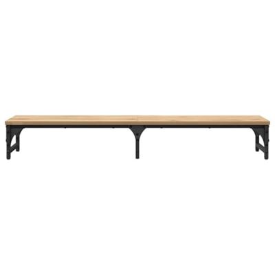 VidaXL Monitor stand artisan eiken 105 x 23 x 15,5 cm bewerkt hout