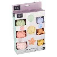 Jipy Bioplastic Speel- en Leer Ballen 6 Stuks - thumbnail