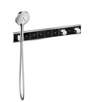 Hansgrohe RainSelect thermostaat afbouwdeel voor 5 functies, zwart/chroom - thumbnail