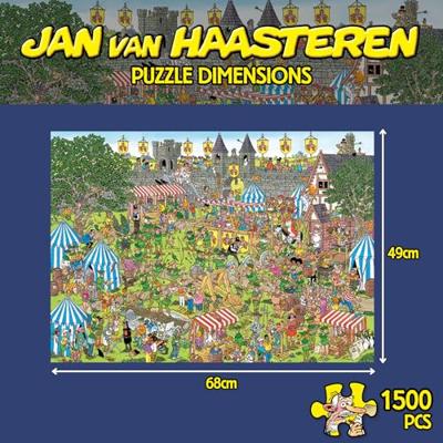 Jumbo Jan van Haasteren Robin Hood festival 1500 stukjes Jumbo Jan van Haasteren Robin Hood festival 1500 stukjes