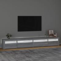 Tv-meubel met LED-verlichting 270x35x40 cm grijs sonoma eiken - thumbnail