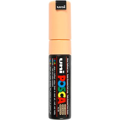 Paintmarker Uni POSCA PC8K breed schuin zalmroze