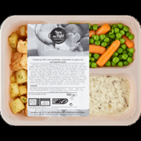 Vers Aan Tafel Kibbeling met Worteltjes, Doperwten en Gekruide Aardappelblokjes 485 g bij Jumbo - thumbnail