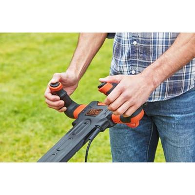 Black & Decker Black and Decker Grasmaaier Elektrisch Instelbare maaihoogte, In hoogte verstelbare greep met klapfunctie 1600 W Snijbreedte max. 38 cm