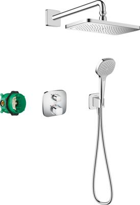 Hansgrohe Croma E 280 1jet inbouw doucheset met Ecostat E, chroom Hansgrohe Croma E 280 1jet inbouw doucheset met Ecostat E, chroom