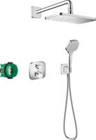 Hansgrohe Croma E 280 1jet inbouw doucheset met Ecostat E, chroom - thumbnail