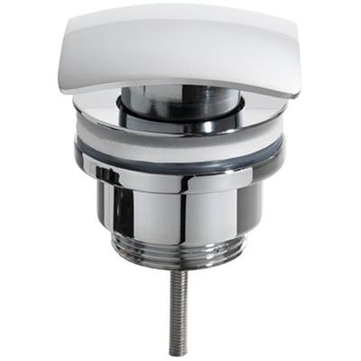 Wiesbaden Vierkante Chroom Clickwaste 5/4" Afvoerplug