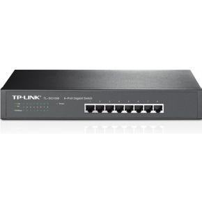 TP-LINK TL-SG1008 Unmanaged Gigabit Ethernet (10/100/1000) Zwart
