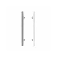 Intersteel Deurgrepen set T-vorm ø 25 mm - 800 mm rvs geborsteld - thumbnail