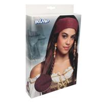Pirate pruik met bandana - thumbnail