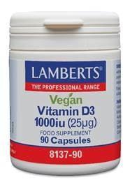 Lamberts Vitamine D3 1000ie Capsules Lamberts Vitamine D3 1000ie Capsules
