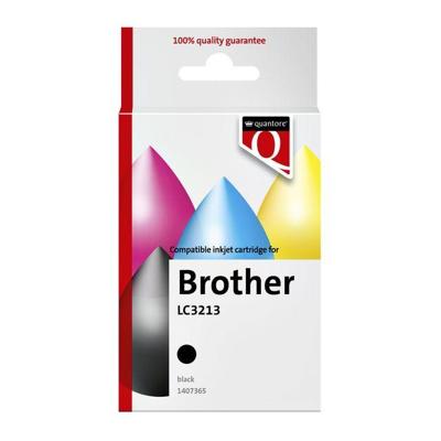 Inktcartridge Quantore alternatief tbv Brother LC3213 zwart