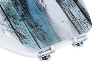 Cornat Wc-Bril Acrylaat Sc Wooden Br - KSDSC308 - thumbnail