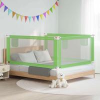 VidaXL Bedhekje peuter 180x25 cm stof groen - thumbnail