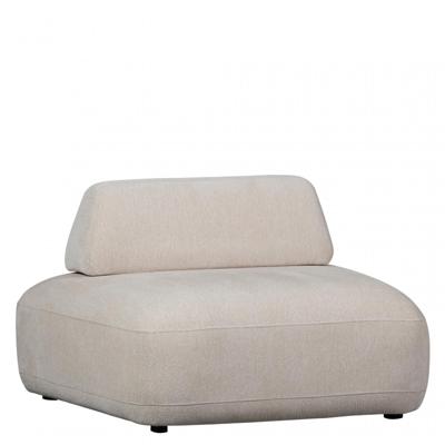 WOOOD Relaxfauteuil 'Sterck' Textuurstof, kleur Zand