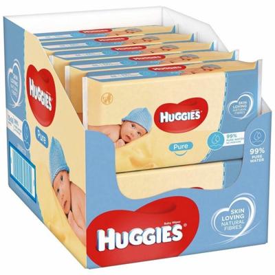 Huggies Billendoekjes - Pure 99% Water - 560 doekjes