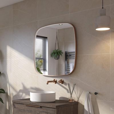 Ben Sandro Spiegel 80x4x80 cm Geborsteld Koper